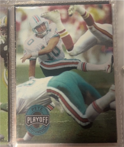 1994 Playoff #224 Pete Stoyanovich — front