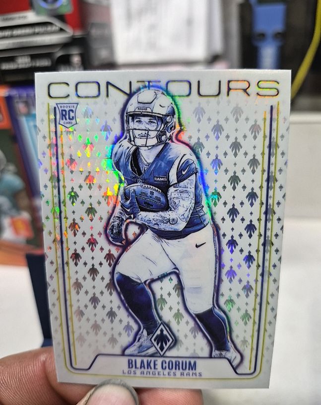 2024 Panini Phoenix Contours #CON-BCM Blake Corum — front