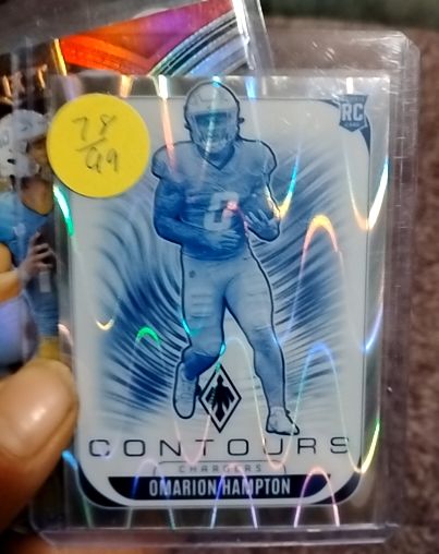 2025 Panini Phoenix #18 Omarion Hampton — front