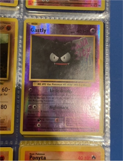 2016 Pokemon XY Evolutions #47 Gastly — front