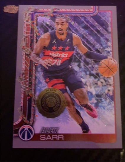 2025-26 Topps Holiday #H75 Alex Sarr — front