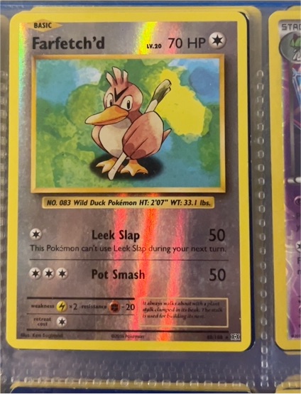 2016 Pokémon XY Evolutions #68 Farfetch'd — front