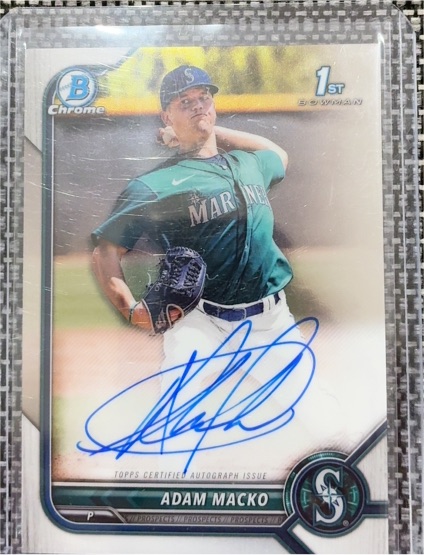 2022 Bowman Chrome #CPA-AM Adam Macko — front