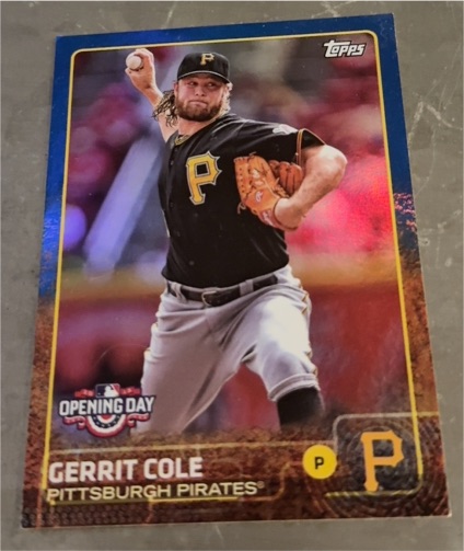 2015 Topps Opening Day #22 Gerrit Cole — front