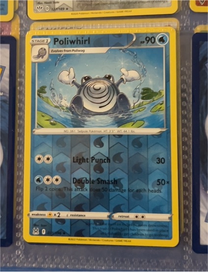 2022 Pokémon Lost Origin #31 Poliwhirl — front