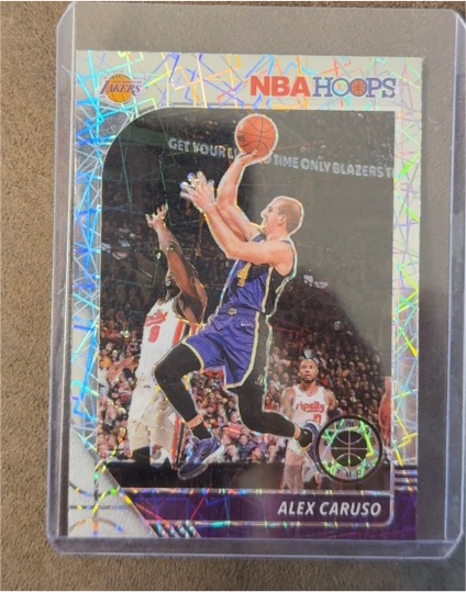 2019-20 Panini NBA Hoops Premium Stock #5 Alex Caruso — front