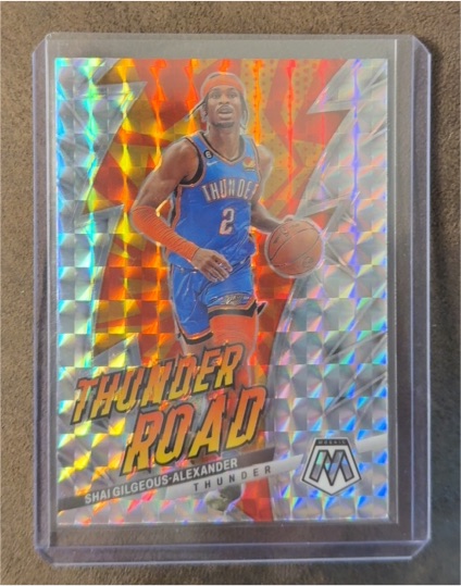 2022-23 Panini Mosaic #14 Shai Gilgeous-Alexander Thunder Road — front