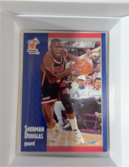 1991-92 Fleer #107 Sherman Douglas — front