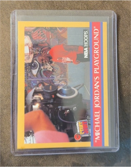 1990 NBA Hoops #382 Michael Jordan's Playground — front