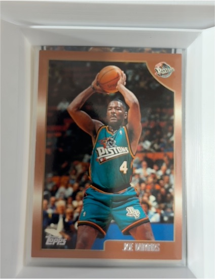 1998-99 Topps #43 Joe Dumars — front