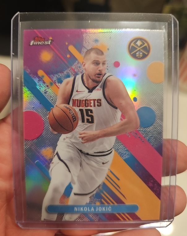 2026 Topps Finest #60 Nikola Jokić — front