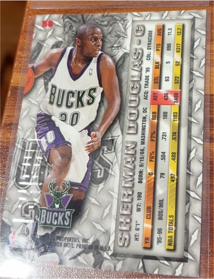 1995-96 Upper Deck SP #75 Sherman Douglas — front