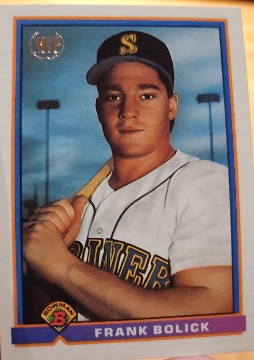 1991 Bowman #534 Frank Bolick Seattle Mariners — front