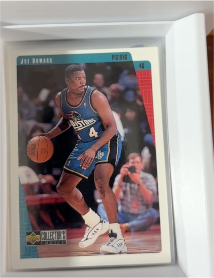 1997-98 Upper Deck Collector's Choice #239 Joe Dumars — front