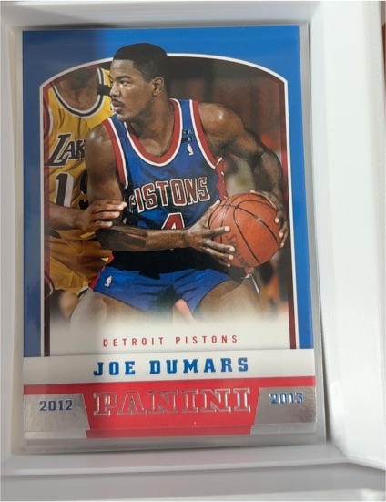 2012-13 Panini #188 Joe Dumars — front