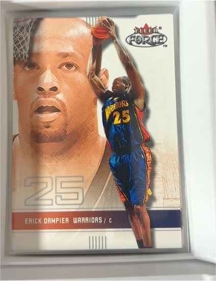 2001-02 Fleer Force #138 Erick Dampier — front