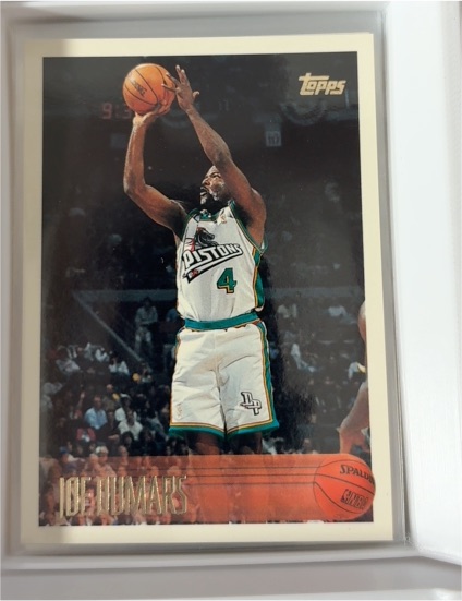 1996-97 Topps #213 Joe Dumars — front