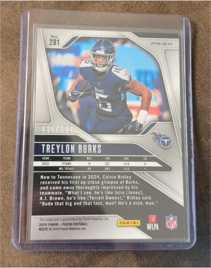 2024 Panini Prizm #281 Treylon Burks — front