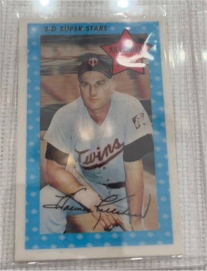 1971 Kellogg's 3-D Super Stars #55 Harmon Killebrew — front