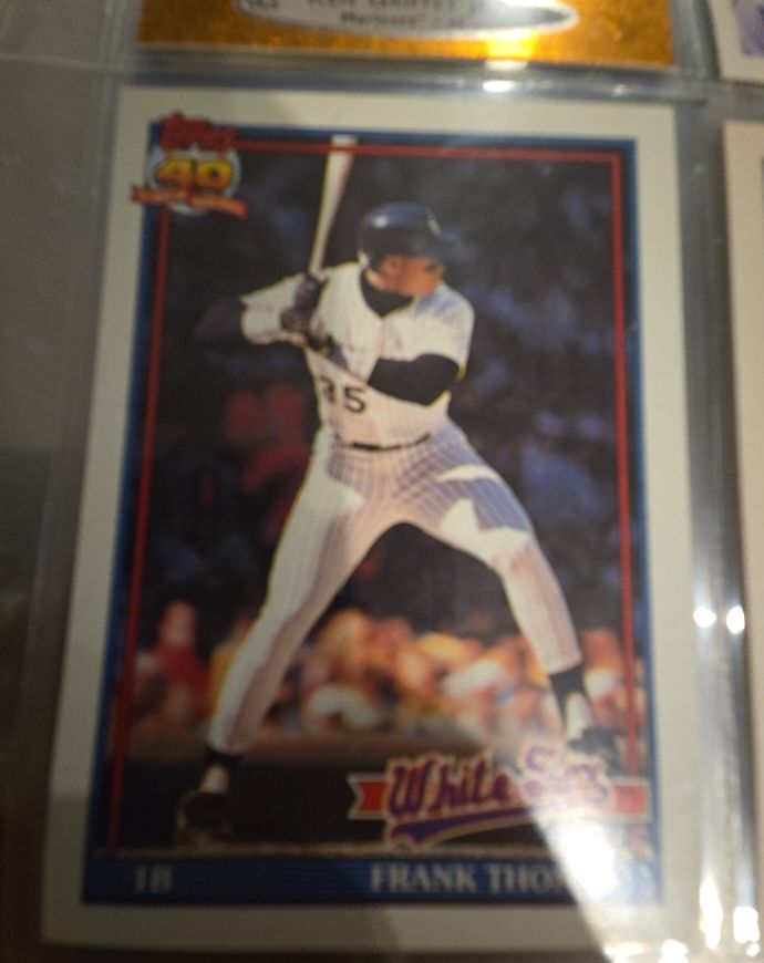1991 Topps #79 Frank Thomas — front