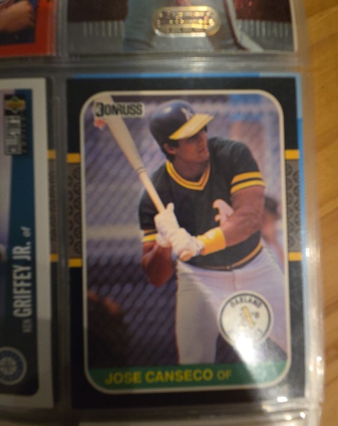 1987 Donruss #97 Jose Canseco — front