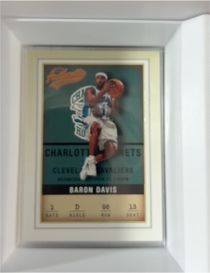 2001-02 Fleer Authentix #96 Baron Davis — front