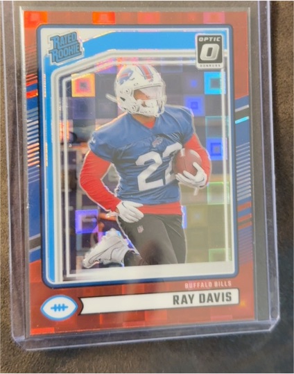 2024 Panini Donruss Rated Rookie Optic #316 Ray Davis — front