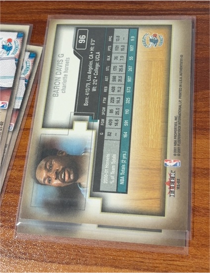 2000-01 Fleer #96 Baron Davis — front