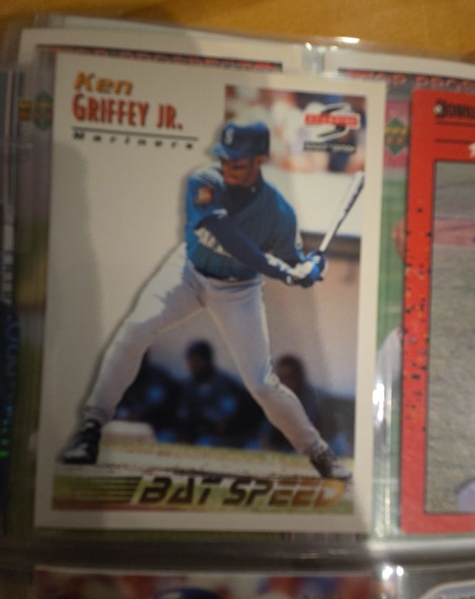 1995 Score Summit #174 Ken Griffey Jr. Bat Speed — front