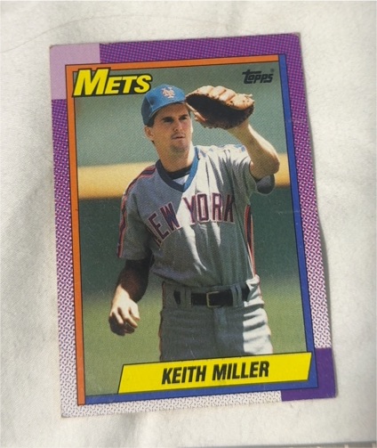 1990 Topps #58 Keith Miller — front