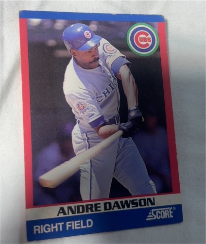 1991 Score 100 Superstars #87 Andre Dawson — front