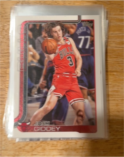 2025 Topps #35 Josh Giddey — front