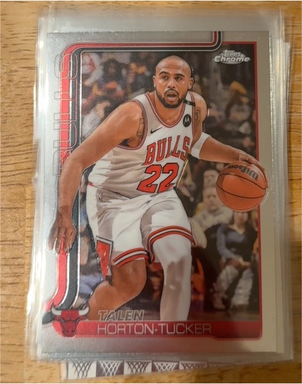2025-26 Topps Chrome #10 Talen Horton-Tucker Chicago Bulls — front
