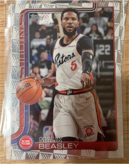 2025-26 Topps #43 Malik Beasley — front