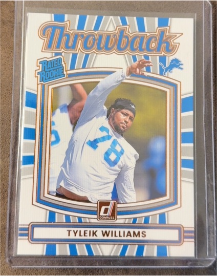 2025 Donruss Throwback #5 Tyleik Williams — front
