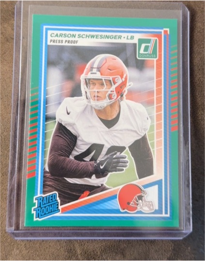 2025 Panini Donruss #392 Carson Schwesinger — front