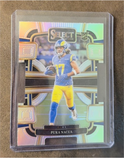 2023 Panini Select Concourse #56 Puka Nacua Rookie Card — front