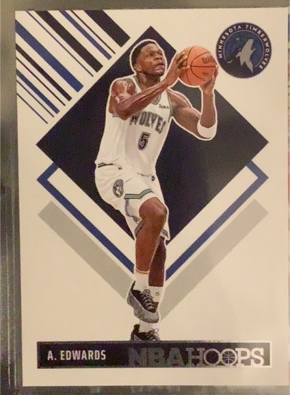 2024-25 Panini NBA Hoops Tribute #286 Anthony Edwards — front
