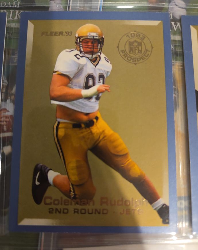 1993 Fleer Prospects #20 Coleman Rudolph — front