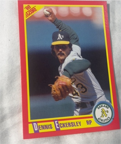 1990 Score #315 Dennis Eckersley — front