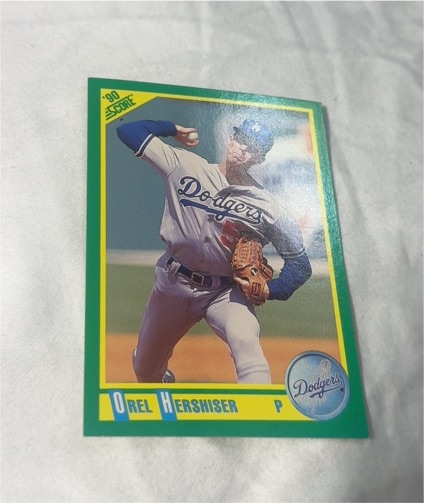 1990 Score #50 Orel Hershiser — front