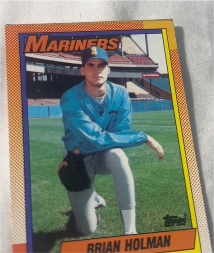 1990 Topps #616 Brian Holman — front