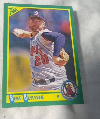 1990 Score #180 Bert Blyleven California Angels — front