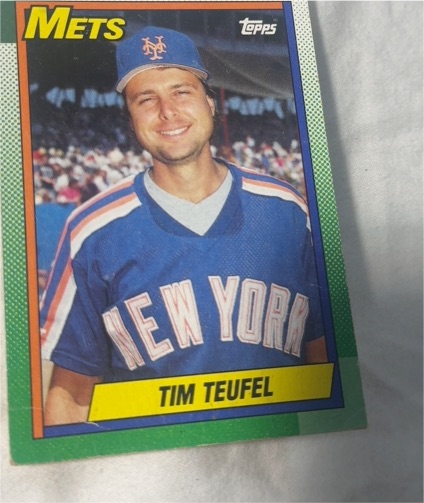 1990 Topps #764 Tim Teufel — front