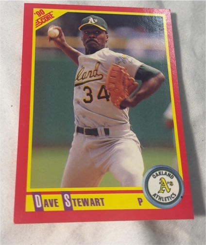 1990 Score #410 Dave Stewart — front