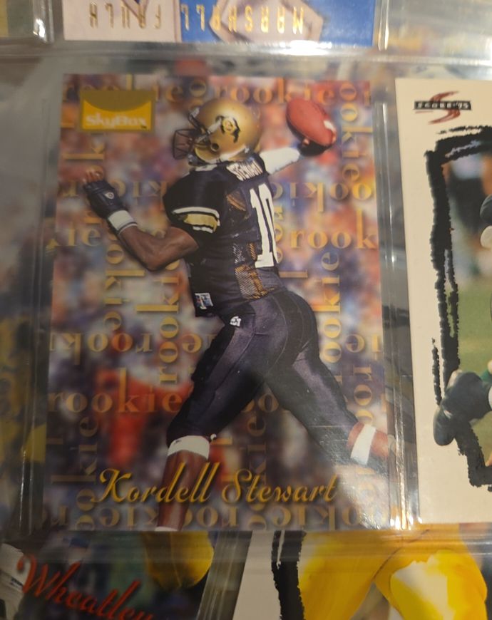 1995 SkyBox Premium #192 Kordell Stewart Rookie — front