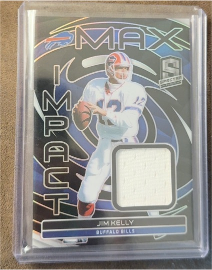 2023 Panini Spectra Max Impact #MI-JKE Jim Kelly — front