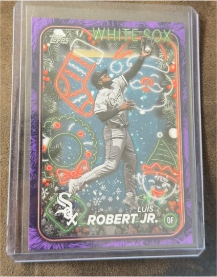 2024 Topps Holiday #H154 Luis Robert Jr. — front
