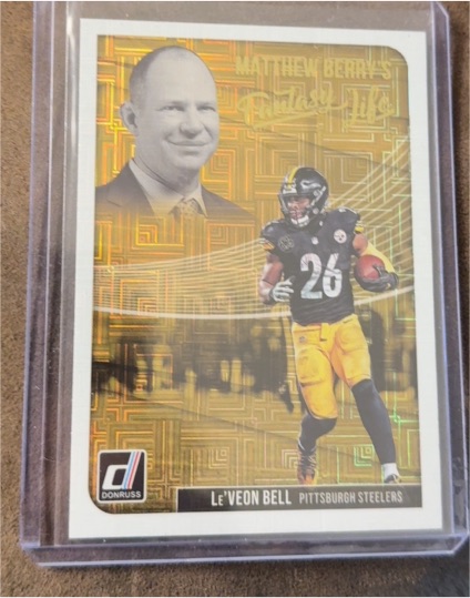 2018 Donruss Matthew Berry's Fantasy Life #MBF6 Le'Veon Bell — front