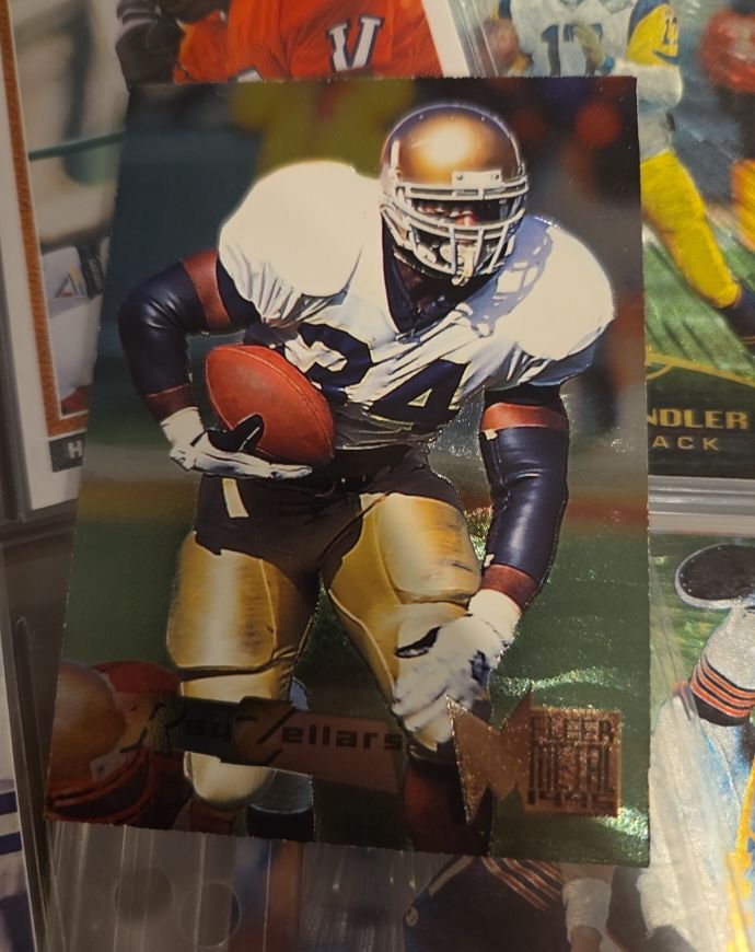 1995 Fleer Metal #123 Ray Zellars — front